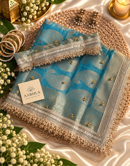Noor-e-Ghunghroo | Peacock Teal